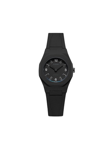 D1 Milano - Nano Glitter Nanochrome 32mm - unisex - Polycarbonite/Silicone/Sapphire Glass - One Size - Black