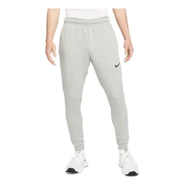 Men's Nike Dri-fit Solid Color Casual Training Sports Pants/Trousers/Joggers Gray