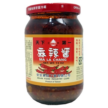 名山牌 麻辣醬 不含防腐劑  380g  1罐