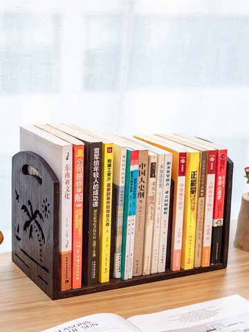 實木簡易桌上兒童小書架置物架創意學生迷你小型辦公桌面收納架