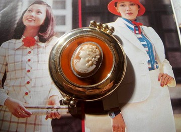 【老時光 OLD-TIME】早期二手義大利製隨身鏡盒