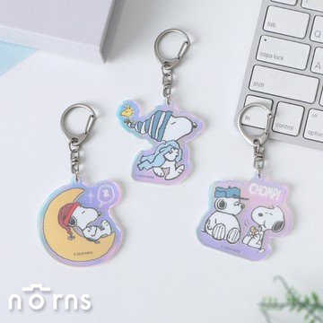 Peanuts史努比極光鑰匙圈 Norns Original Design Snoopy OLAF幻彩壓克力鑰匙圈