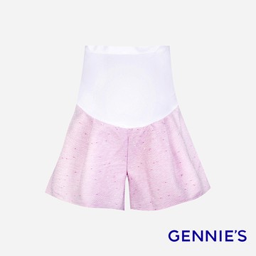 Gennies奇妮 馬卡龍紫羅蘭孕婦短褲(C4B56)