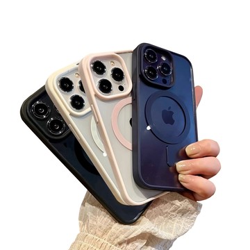iPhone 16 Pro Max 殼 【立元】馬卡龍硅膠磁吸式手機殼 硅膠防摔殼iPhon16_Plus_Pro_Pro MAX