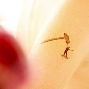 鐵鎚力士 -2入紋身貼紙 原創手繪設計