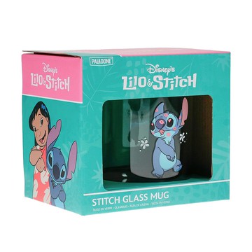 官方授權的迪士尼史迪仔(史迪奇) 玻璃杯 300mL