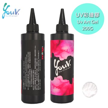 【YouV】UV彩繪膠透明大容量-200ml