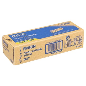 EPSON 原廠碳粉匣列印張數約為2500張 S050627 C2900/CX29適用  黃色  1個