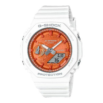 CASIO 卡西歐GMA-S2100WS-7A 季節系列冬季光彩繽紛對錶系列時尚腕錶 亮麗橘  42.9mm｜樂天領券現折★全館特惠中★指定刷卡回饋10%
