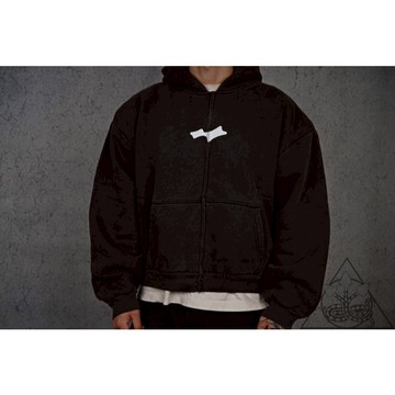 【HYDRA】Skylrk No Zip Hoodie 小賈 刺繡 墊肩 假拉鍊 做舊 帽踢【Sky05】