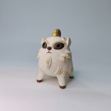 上古四祥獸-白澤/陶藝品/原創