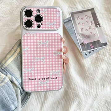 蝴蝶結適用蘋果17手機殼iPhone16promax全包15大視窗14/13/12女