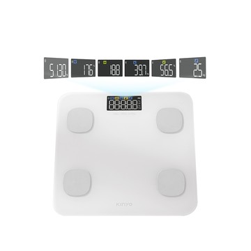 kinyo VA彩色螢幕多合一藍芽體脂計 DS-9902W
