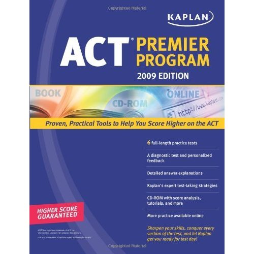 Kaplan ACT 2009 Premier Program (with CD-ROM) (Kaplan Act (Book  Online))