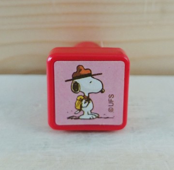 【震撼精品百貨】史奴比Peanuts Snoopy ~小印章_紅