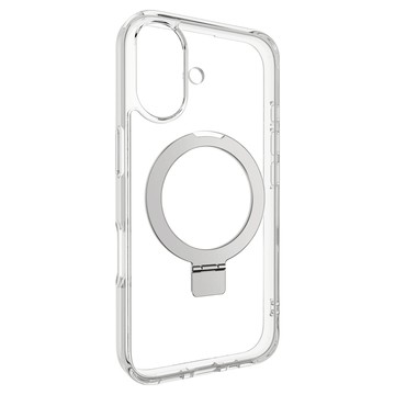 SwitchEasy 魚骨牌 MagStand M 磁吸支架防摔手機殼 無線充電 符合人體工學結構  2024 iPhone 兩鏡頭 小尺寸  透明