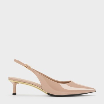 Curtis 尖頭裸跟鞋