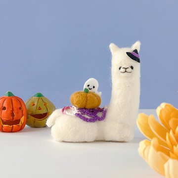 萬聖節 坐姿羊駝