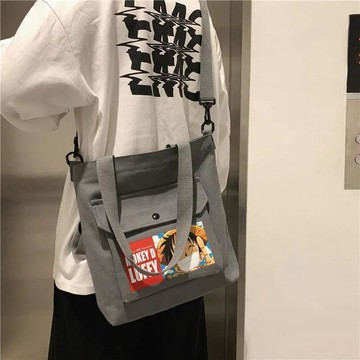 熱銷✨包包男士斜挎包男款韓版ins原宿大學生帆布包揹包上課補習單肩包大容量書包  後背包 輕量化雙肩包 韓系背包