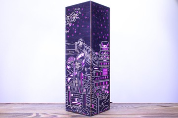 藝妓木質 LED 燈 - 日式夜燈，藍牙控制桌面擺飾