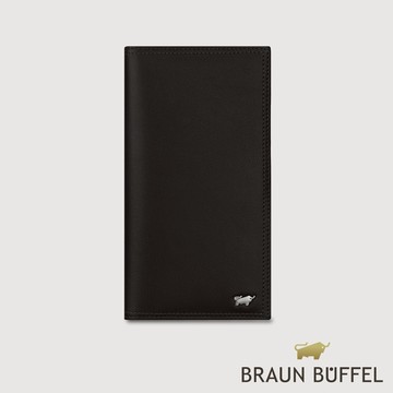 【BRAUN BUFFEL】斯杜迪歐 17卡兩折長夾-黑色(德國小金牛台灣總代理)/BF566-631-BK