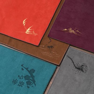 加絨茶巾布加厚吸水高檔茶布桌布茶桌墊子養壺巾茶席茶盤配件毛巾