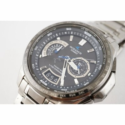 CASIO OCEANUS OCW-T750 メンズ 腕時計 USED美品 オシアナス チタン 電波ソーラー マルチバンド6 完動品 中古 X1177  | LINEブランドカタログ