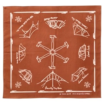 snow peak 雪諾必克 野遊方巾 NOASOBI UG-885OR  橘色