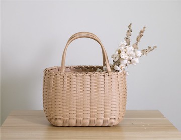 日系手提籃編織包