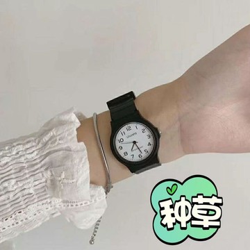 公司貨 女生手錶 質量款 考試靜音手表女ins風中小學生黨韓版簡約防水防摔氣質森系學院風