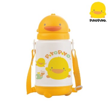 黃色小鴨 滑蓋保溫保冷水壺-420cc【德芳保健藥妝】