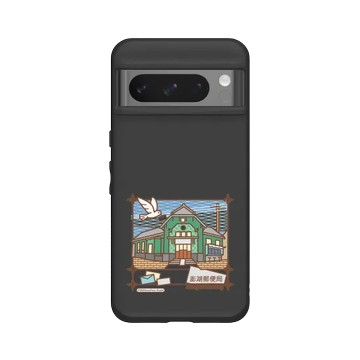Pixel 8 Pro SolidSuit 黑 - 老屋顏 Old House Face - 插畫旅行-澎湖郵便局