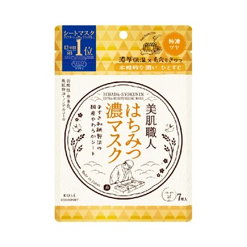 KOSE 高絲 CLEAR TURN 光映透 美肌職人蜂蜜濃潤光澤面膜  7入  1包