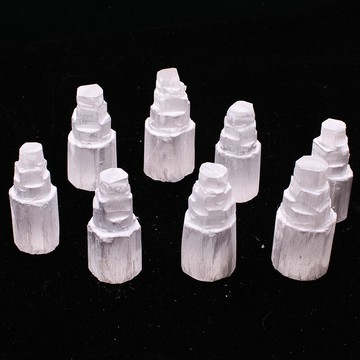 如鴻天然水晶原石貓眼石膏塔擺件石頭夜燈手鏈