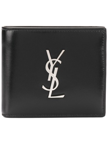 Saint Laurent - Monogram bifold wallet - men - Calf Leather - One Size - Black