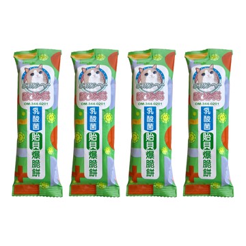 OMO 歐姆貓 乳酸菌貽貝爆脆餅 4入  鱈魚  80g  4袋