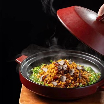 時尚日式雙耳紅色陶瓷耐熱砂鍋煲酒店飯店專用魚頭煲甲魚創意餐具