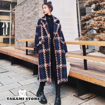 くつろぎカフェタイム Belleroseベルローズ ウール ツイード チェック