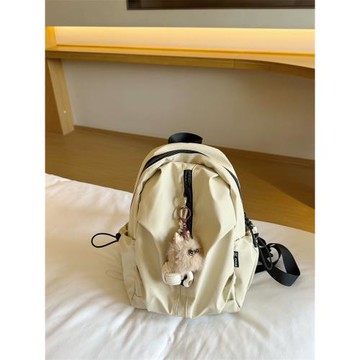 (免運)蘇小槿新款輕便雙肩背包百搭貝殼背包小眾設計通勤旅行大容量男女