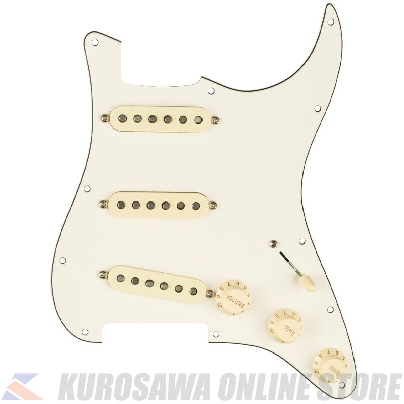 Fender Pre-Wired Strat Pickguard, Original SSS, Parchment Hole PG