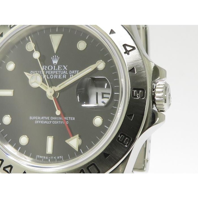 ROLEX エクスプローラー2 16570 保証書付き E番 自動巻き SS