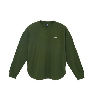 KANGOL 男女 印花圓領T 中綠 6455100372