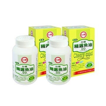 【台糖】精選魚油膠囊 (100錠/瓶) 2瓶/組