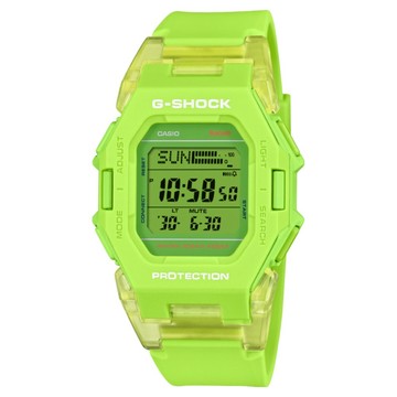 CASIO 卡西歐 G-SHOCK 藍牙 計步 大膽輕巧 未來時尚 GD-B500S-3 41.5mm  螢光黃綠