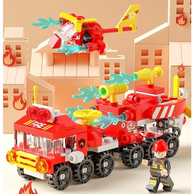 レゴ ブロック 消防車2 キット LEGO 互換品 | LINEショッピング