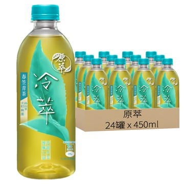 原萃 冷萃春笠青茶 24瓶 無糖 無香料 滴濾慢釀工法 含杉林溪高山茶  450ml