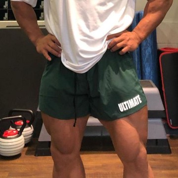 美式男士速干彈力休閑運動三分褲