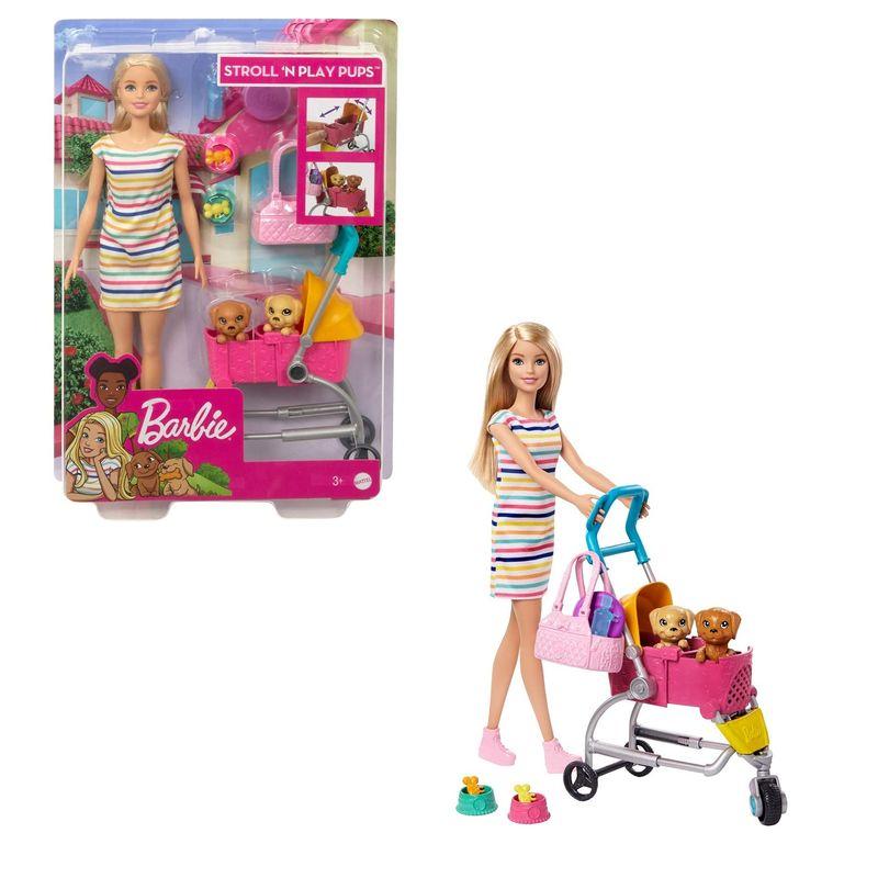 バービー(Barbie) おせわあそび バービー ペットカートのおせわセット