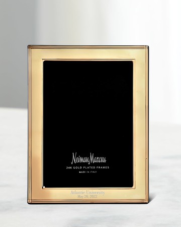 Madison 24K Gold-Plated Personalized Picture Frame, 5x7