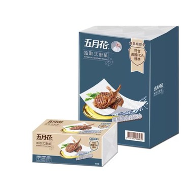 五月花 廚房紙巾 三層抽取式廚房紙巾 80抽X12入